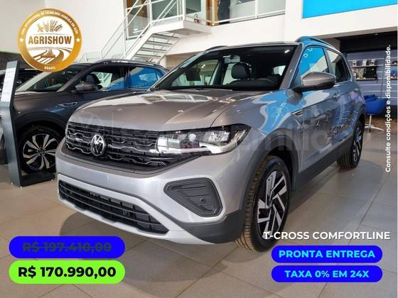 VOLKSWAGEN T-CROSS 1.0 200 TSI TOTAL FLEX COMFORTLINE AUTOMÁTICO